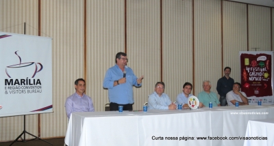 Festival Gastronômico é lançado. Marília terá Plano Diretor de Turismo