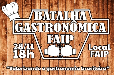 FAIP realiza hoje a primeira "batalha gastronômica" entre os alunos