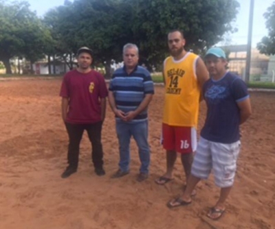 Iniciada obras da quadra de basquete 3X3 no “Tatá” 