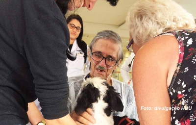 Emoção marca sepultamento de homem que recebeu visita de cães no hospital