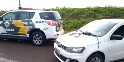 Polícia Rodoviária apreende dupla acusada de assalto na região