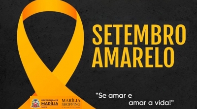 Marília Shopping recebe ação em apoio à campanha Setembro Amarelo