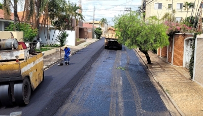 Programa Asfalto Novo finaliza recapes de vias públicas em Marília