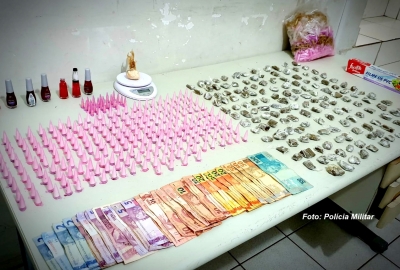 Adolescente é apreendido com drogas na zona norte 