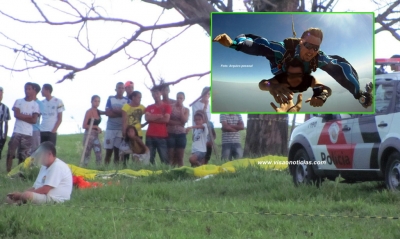Polícia investiga morte de paraquedistas durante salto duplo em Vera Cruz