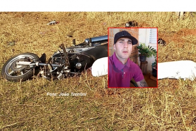 Trio em moto causa acidente na região. Jovem morre