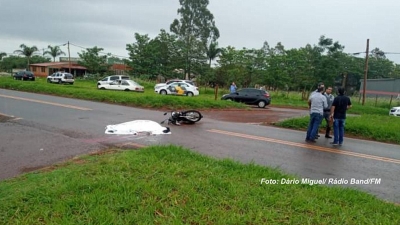Motociclista morre após acidente em rodovia, na região