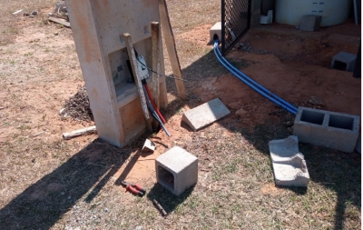 Após fiação de poço ser furtada, Daem alerta para possível falta de água na zona norte 