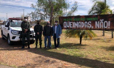 Polícia Ambiental e Prefeitura de Marília iniciam campanhas contra queimadas urbanas 