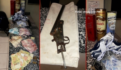 PM prende em Marília trio após assalto na região