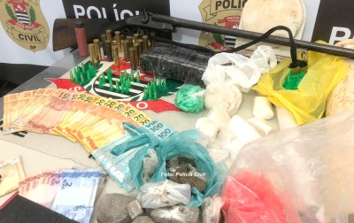 DISE de Marília prende quadrilha com drogas e arma, na região