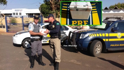 Policiais Rodoviários fazem transporte de córnea