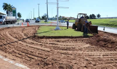 Começam as obras de mudanças no trânsito na rotatória da avenida Castro Alves