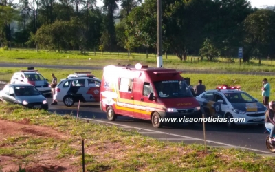 Policial rodoviário é atropelado durante fiscalização em Marília