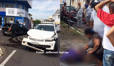 Homem atropelado após batida pode ficar tetraplégico