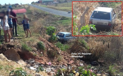 Após acidente, PM recupera veículo furtado