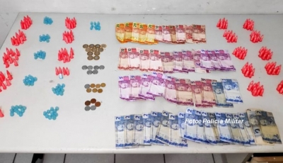 Dupla é presa com crack e cocaína na zona norte