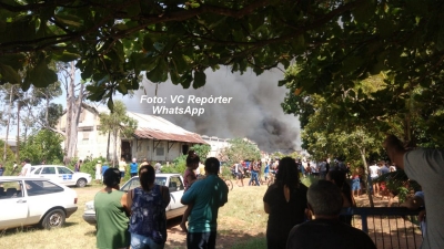 Incêndio destrói barracão da antiga Fepasa em Vera Cruz. Prefeitura pede investigação
