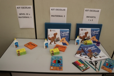 Prefeitura confirma entrega dos kits escolares na primeira semana de aula