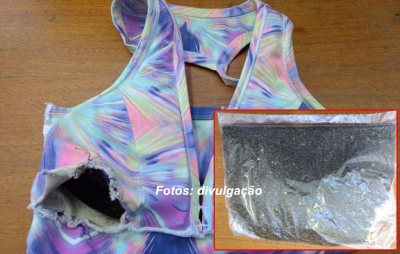 Mulheres de condenados são detidas com droga em sutiã