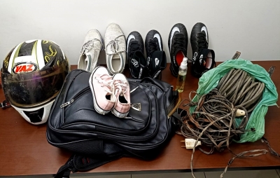 Homem é preso pela PM após furtar vários objetos