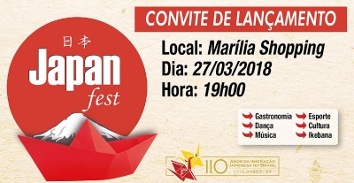 Lançamento oficial do Japan Fest será hoje, no Marília Shopping