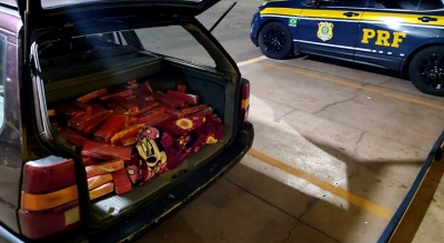 Volta do feriado é marcada com apreensão de carga de maconha na BR 153, na região