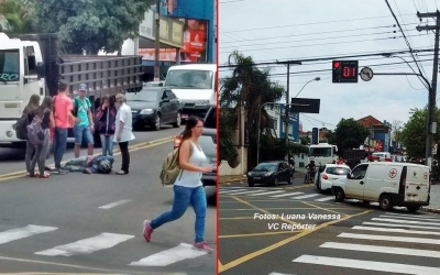 Motorista foge após se envolver em acidente
