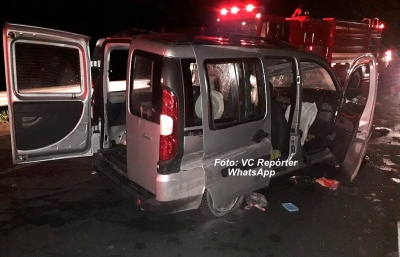 Acidentes envolvendo Van da Prefeitura de Marília deixam 4 feridos