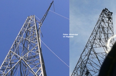 EXCLUSIVO: Fotos e imagens mostram tragédia em torre de energia. Polícia investiga