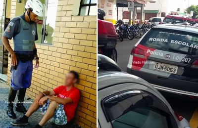 Homem é preso pela cavalaria após furtar celulares