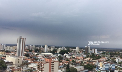 Risco de temporal e começa com ventania