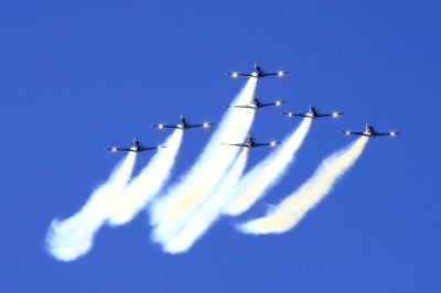 Esquadrilha da Fumaça completa 65 anos com show aéreo