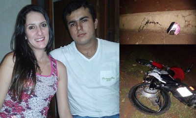 Casal sofre acidente e moça morre na hora