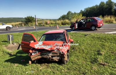 Acidente em trevo deixa 5 feridos