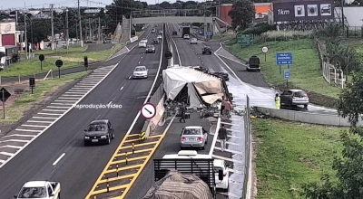 Alça de acesso no Contorno em Marília permanece interditada