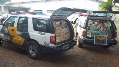 Polícia apreende 740 quilos de maconha na SP-294