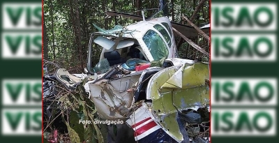 Piloto mariliense morre após queda de avião com 400 quilos de cocaína