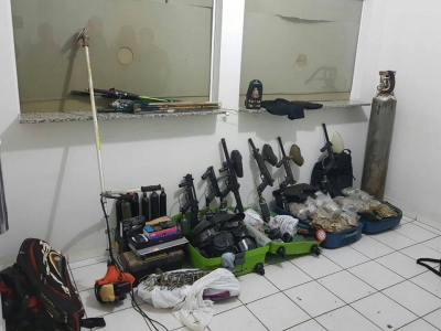 Força Tática localiza estoque de produtos furtados