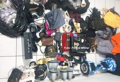 PM faz operação e apreende motos e vários objetos furtados