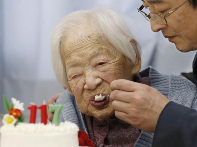 Morre a pessoa mais velha do mundo, uma japonesa de 117 anos