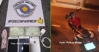 Trio tenta aplicar golpe do celular e acaba preso pela PM