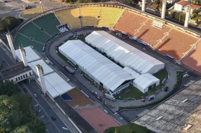 Hospital do Pacaembu começa a receber pacientes com covid-19