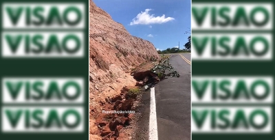 Erosão ameaça estrada vicinal de Avencas, em Marília