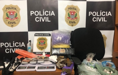 Dise apreende adolescente com grande quantidade de drogas na zona sul