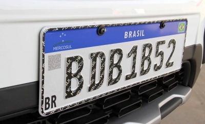 Placas com padrão do Mercosul entram em vigor a partir de hoje