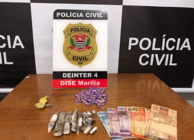Dise prende jovem por tráfico de drogas no CDHU