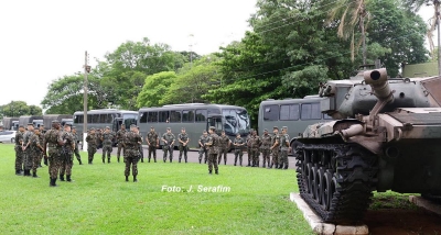 Soldados de Lins participam de mais uma missão na intervenção federal no RJ