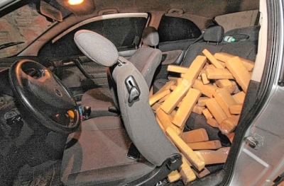 Bando é preso com 600 quilos de maconha