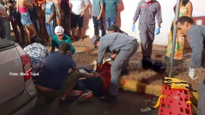 Motociclista é arremessado de moto e perde o braço em acidente